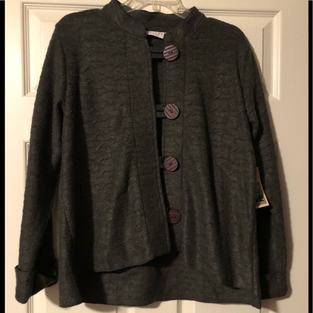 Habitat Charcoal Button Up Blazer